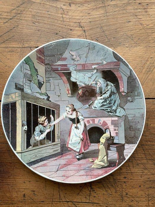 Sarreguemines - Bord (10) - Contes de Grimm - Aardewerk, Antiek en Kunst, Antiek | Glaswerk en Kristal