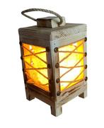 Lampe de table - sel gemme et bois - lampe en sel de roche