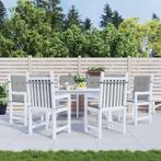 vidaXL Tuinstoelkussens 6 st oxford stof grijs, Verzenden, Nieuw