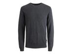 Veiling - Jack &amp; Jones Emil Knit Crew Neck Dark Grey Mel, Kleding | Heren, Truien en Vesten, Nieuw