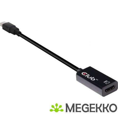 CLUB3D Mini DisplayPort 1.4 to HDMI 2.0a HDR Active Adapter, Computers en Software, Overige Computers en Software, Nieuw, Verzenden