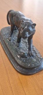 Daprès Jules Moigniez (1838-1894) - sculptuur, Tigre avec, Antiek en Kunst