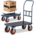 Waterbestendige Transportwagen 90x50cm - Stevig Multiplex..., Doe-het-zelf en Bouw, Ophalen of Verzenden, Nieuw