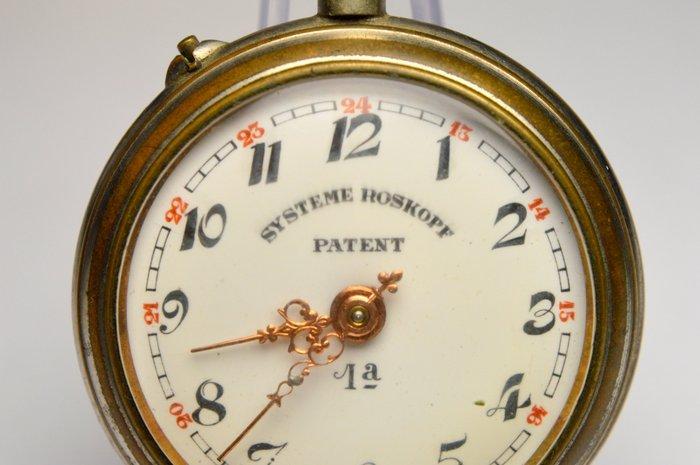 Roskopf - Systeme - Patent - pocket watch - 1900-1949, Handtassen en Accessoires, Horloges | Heren