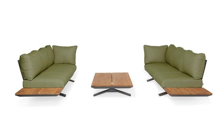 Suns Stockholm loungeset Ibiza style forest green |, Tuin en Terras, Tuinsets en Loungesets