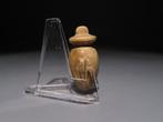 Oud-Egyptisch Faience Ib Amulet. Late Period, 664 - 323