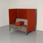 Vepa Moi zitbank, rood / antraciet, 140 x 84 cm, 2 zits, Huis en Inrichting, Zetels | Zetels, Ophalen of Verzenden, Gebruikt