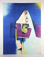 Gianni Dova (1925-1991) - Studio di una testa Romana