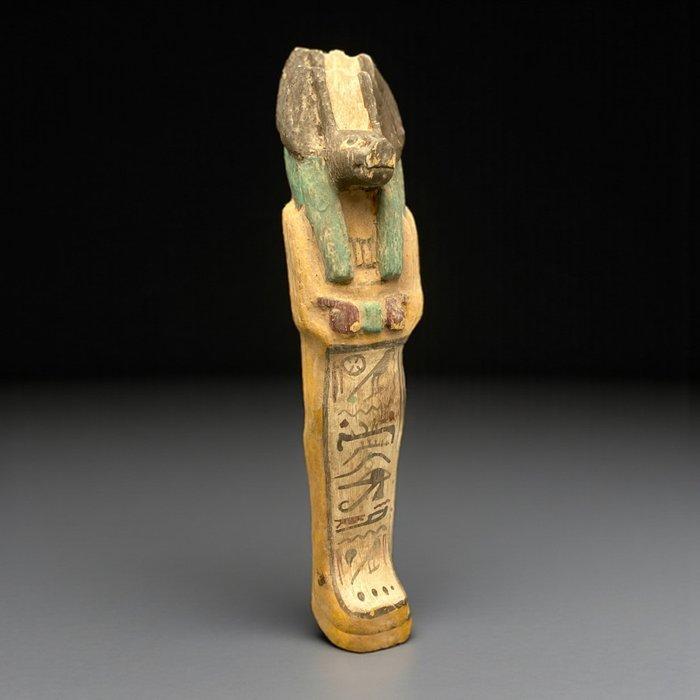 Replica van het oude Egyptisch Houten Anubis-jakhalskopbeeld, Antiek en Kunst, Antiek | Overige Antiek