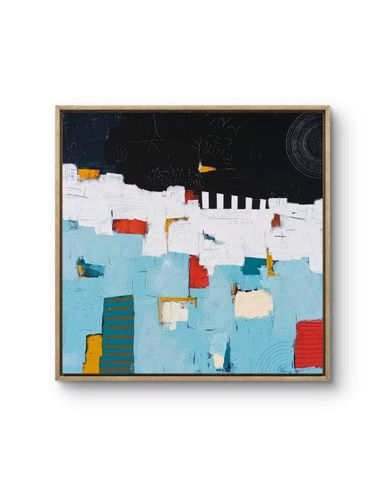 Paco Requena - Ecos de multitud, Antiek en Kunst, Kunst | Schilderijen | Modern