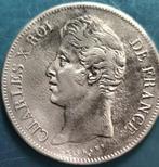 Frankrijk. Charles X. 5 Francs 1827-B, Rouen (Zonder