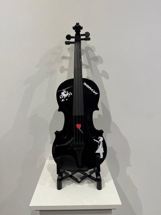 ArtPej - Violon Banksy Girl Balloon, Antiek en Kunst, Kunst | Designobjecten