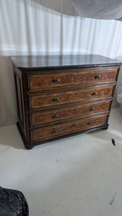 Commode - Noyer, Ronce de noyer, Érable - grand coffre, Antiek en Kunst, Antiek | Overige Antiek