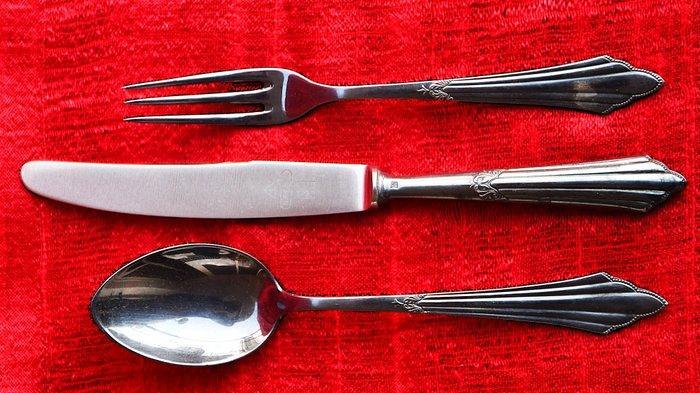 WMF - Ménagère (3) - matières - Plaqué(e) argent -, Antiquités & Art, Art | Objets design