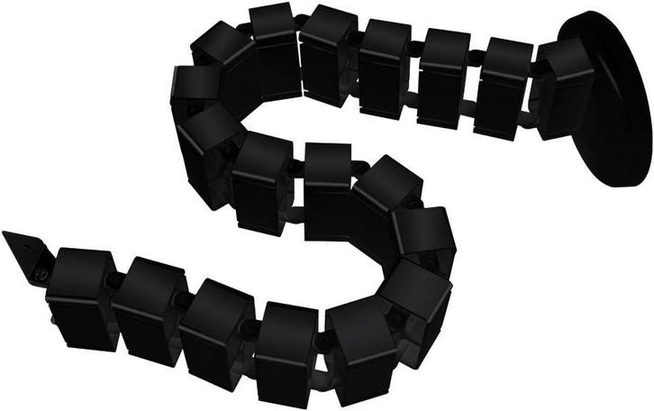 Kabelgoot bureau - Kabel management - Zwart - CMP017-B - FLE, Huis en Inrichting, Overige Huis en Inrichting, Verzenden