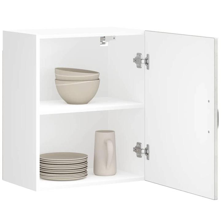 vidaXL Keukenbovenkast Lucca bewerkt hout betongrijs, Huis en Inrichting, Kasten | Overige, Nieuw, Verzenden