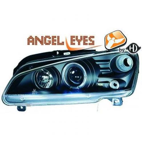 Koplampen Peugeot 106 96-03 | Angel Eyes | Zwart, Auto-onderdelen, Verlichting, Nieuw, Peugeot, Verzenden