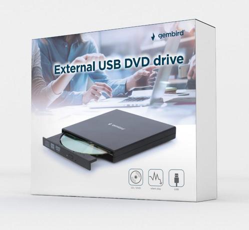 Laptop cd dvd speler brander usb extern externe drive *win 1, Informatique & Logiciels, Enceintes Pc, Envoi
