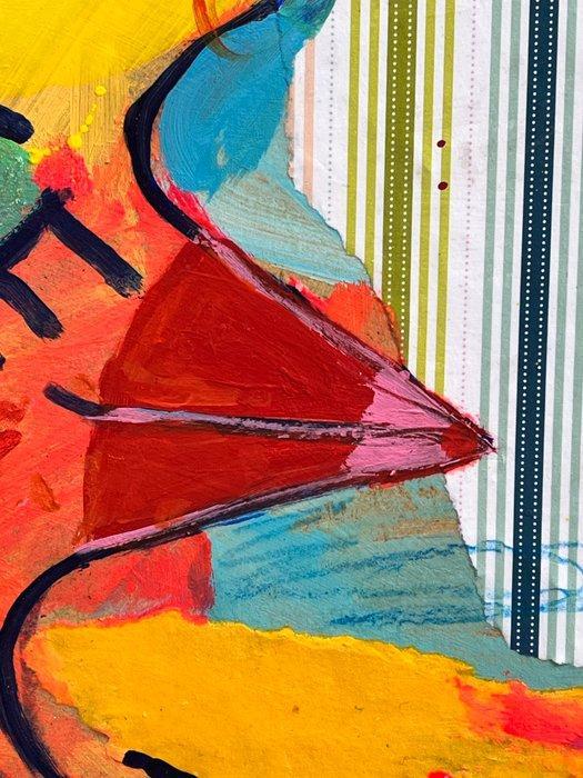 M. BURGAZ - café & abrazo, Antiek en Kunst, Kunst | Schilderijen | Modern