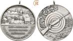 Verzilverte brons medaille Schuetzenmedaille 1958 Unterde..., Postzegels en Munten, Penningen en Medailles, Verzenden