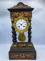 Pendule portique - Antique Bois, Bronze, Laiton - 1850-1900