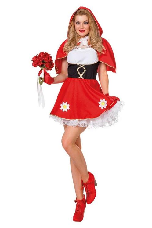 Roodkapje Kostuum Cape, Kleding | Dames, Carnavalskleding en Feestkleding, Nieuw, Verzenden