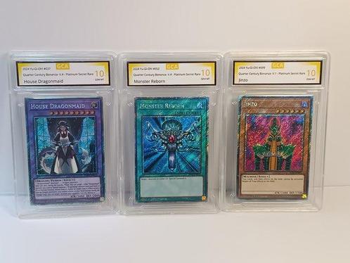 Konami - 3 Card - Yu-Gi-Oh! - Jinzo, House Dragonmaid and, Verzamelen, Overige Verzamelen