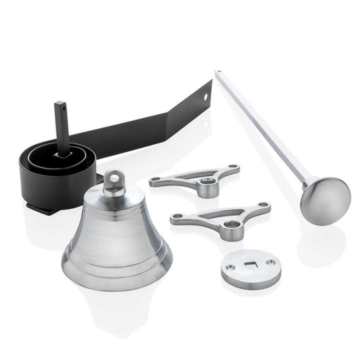 Trekbel mat nikkel, Doe-het-zelf en Bouw, Hang- en Sluitwerk, Overige typen, Nieuw, Koper of Messing, Ophalen of Verzenden