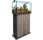 Aquatank 82x40x50cm aquarium + meubel gray oak, Ophalen of Verzenden, Leeg aquarium