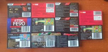 Empty sealed casettes Including TDK D60 type 1 (1982) Audio