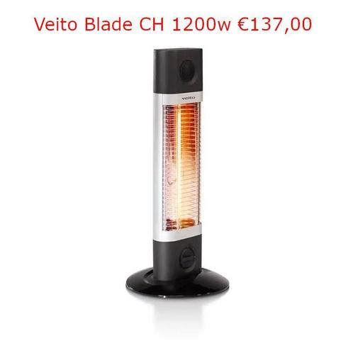 terrasstraler infrarood straler op terras, veranda, badkamer, Tuin en Terras, Terrasverwarmers, Elektrisch, Draaibaar, Waterbestendig