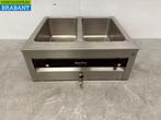 RVS Max Pro Bain Marie 2 x 1/1 GN 74,5 cm 230V Horeca, Articles professionnels, Ophalen of Verzenden