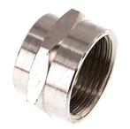 G 1 x G 3/4 Douille en laiton nickelé 16 Bar, Bricolage & Construction, Verzenden