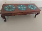 Chinese vintage salontafel ingelegd met cloisonné -, Antiek en Kunst