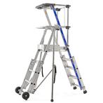 Gebruikte Bordestrap aluminium bordestrap dubbelzijdig, 2x6, Doe-het-zelf en Bouw, Ladders en Trappen, Ophalen of Verzenden, Gebruikt