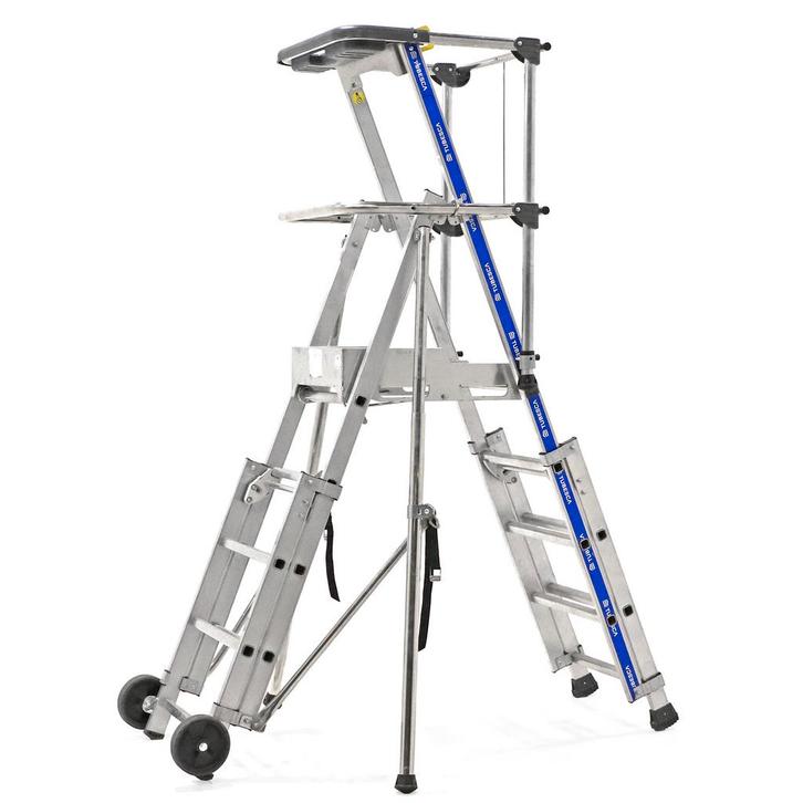 Gebruikte Bordestrap aluminium bordestrap dubbelzijdig, 2x6, Doe-het-zelf en Bouw, Ladders en Trappen, Gebruikt, Ophalen of Verzenden