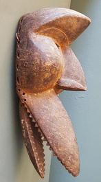Prachtig gestileerd Large Bird Beak masker van de KRAN stam, Antiek en Kunst