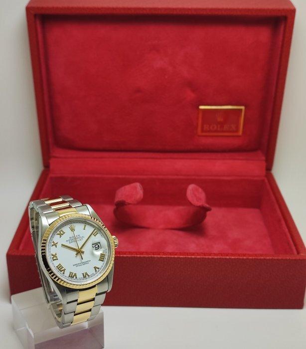 Rolex - Datejust Gold/Steel - Ref. 16233 - Heren - 1991, Handtassen en Accessoires, Horloges | Heren