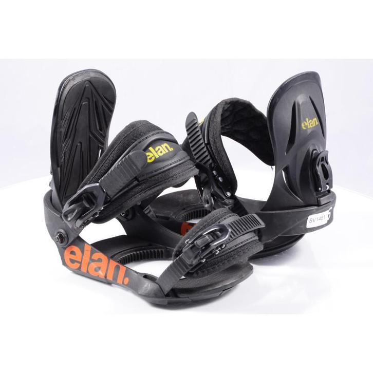 S snowboard bindingen ELAN ACC KIDS, BLACK ( TOP staat ), Sport en Fitness, Snowboarden, Verzenden