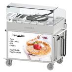 Crêpe-Trolley | RVS | 1 Bakplaat (Ø400mm) | 2.7kW |, Verzenden, Nieuw in verpakking