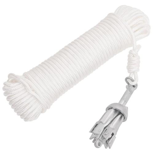vidaXL Anker met touw inklapbaar 0,7 kg thermisch verzinkt, Watersport en Boten, Bootonderdelen, Nieuw, Verzenden