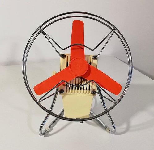 Elektrische ventilator - Plastic, Staal - Vintage decoratief, Antiek en Kunst, Kunst | Designobjecten