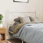 vidaXL Hoofdbord 107 cm metaal wit, Huis en Inrichting, Verzenden, Nieuw