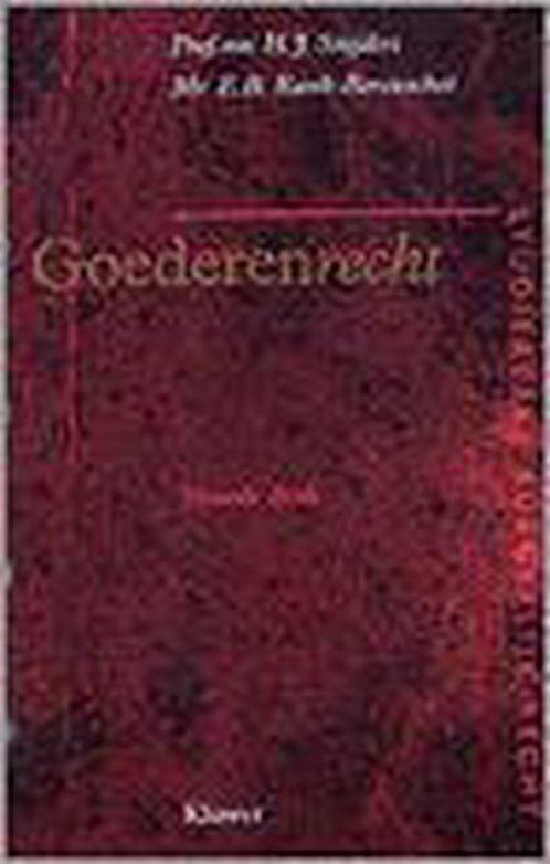 Goederenrecht 9789026829260, Livres, Science, Envoi