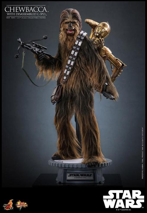Star Wars Episode V Action Figure 1/6 Chewbacca with Disasse, Verzamelen, Star Wars, Ophalen of Verzenden