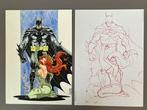 Jordi Tarragona - 2 Original drawing - Batman and Poison Ivy, Boeken, Stripverhalen, Nieuw