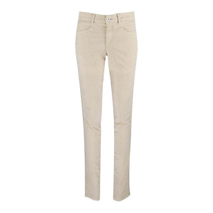 Angels • ecru velvet broek Skinny Modern long • 34, Kleding | Dames, Broeken en Pantalons, Wit, Nieuw, Maat 42/44 (L), Verzenden