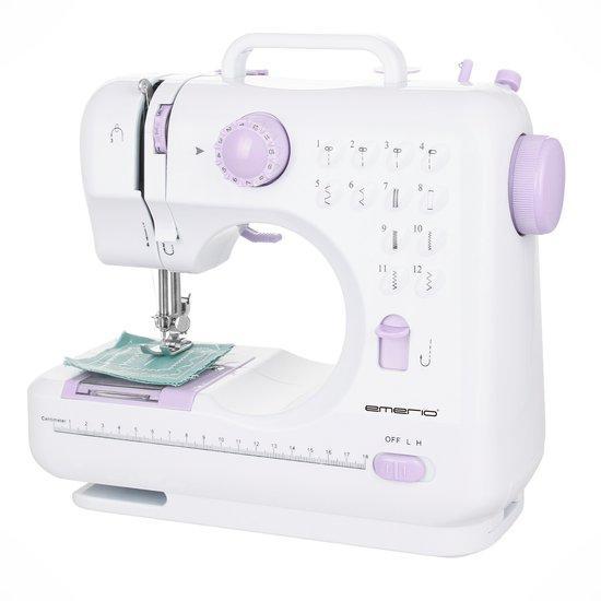 SHOWMODEL Emerio Naaimachine - 12 ingebouwde steken - Voo..., Huis en Inrichting, Woonaccessoires | Overige, Nieuw, Verzenden