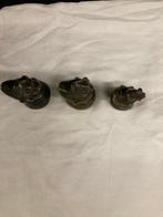 Jeu de 3 poids à opium - Bronze - Myanmar