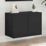 vidaXL Tv-meubel wandgemonteerd 60x30x41 cm zwart, Huis en Inrichting, Kasten |Televisiemeubels, Verzenden, Nieuw
